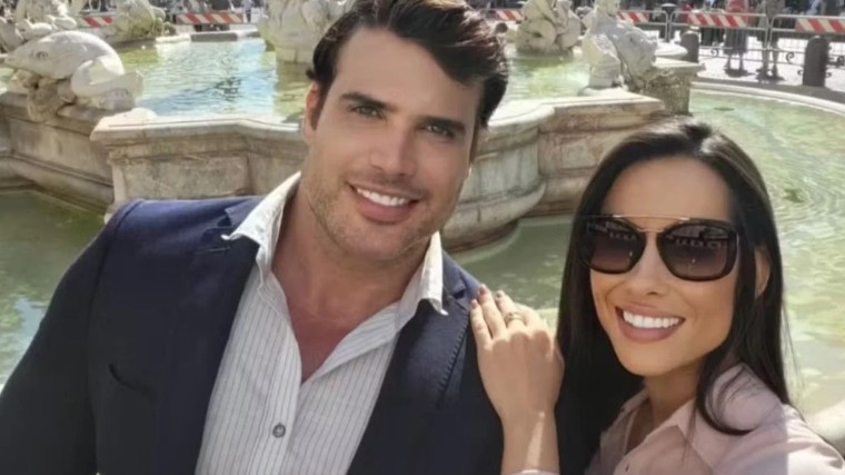 Renê Nogueira e a esposa delegada Ana Paula Lamego.