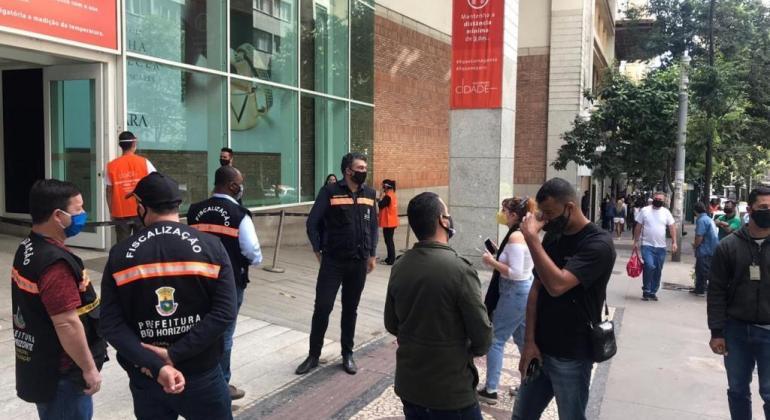 Fiscalização da covid-19 em Belo Horizonte