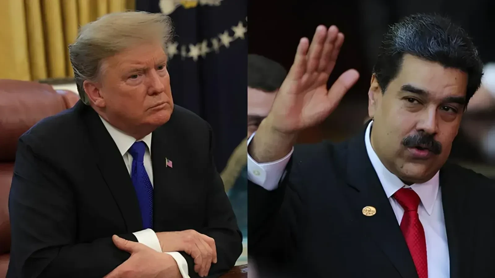 Donald Trump e Nicolás Maduro.