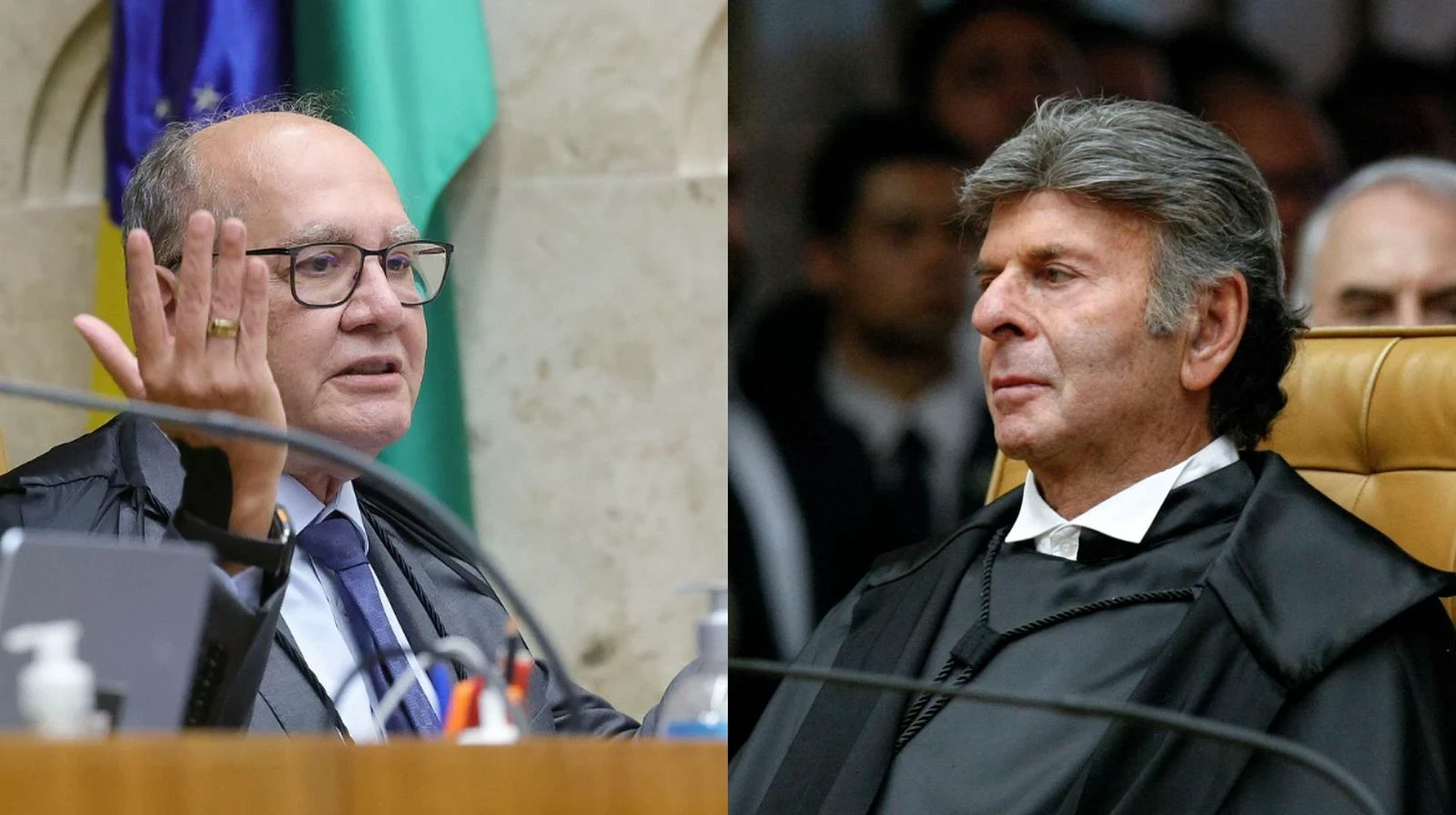 Gilmar Mendes e Luiz Fux.