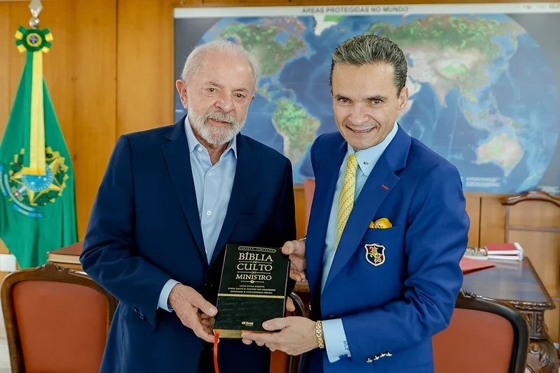 Lula e o bispo Samuel Ferreira