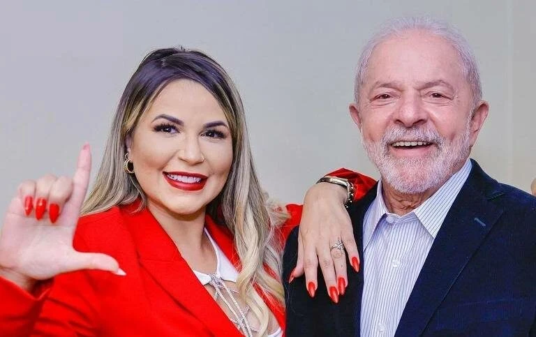 Deolane Bezerra e o presidente Lula