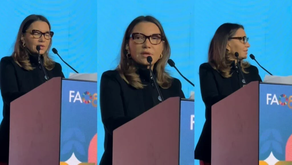 Janja da Silva, primeira-dama.