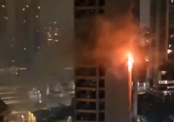 Uma pessoa morreu em razão do incêndio.