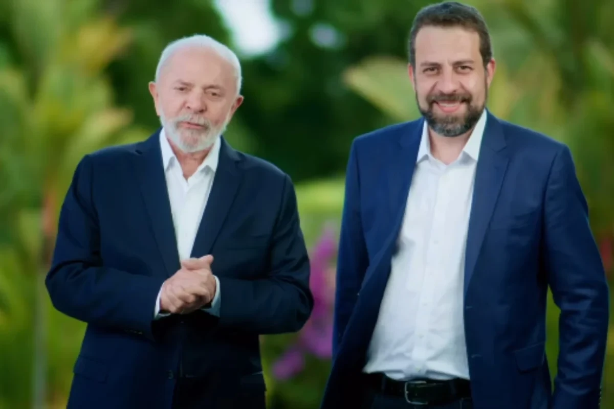 Lula e Boulos se encontram.