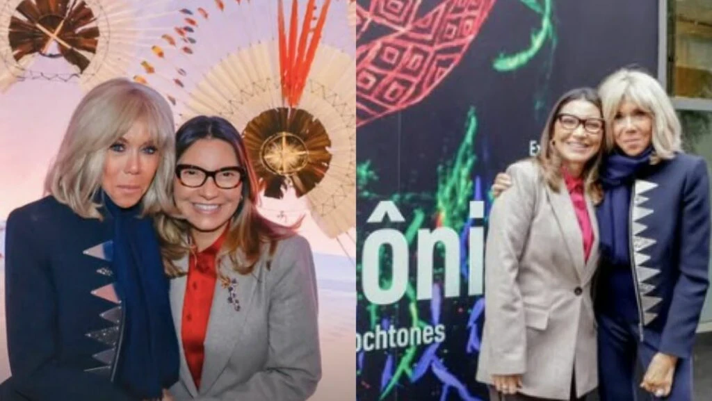 Em Paris, Janja se reúne com Brigitte Macron e explora uma exposição.