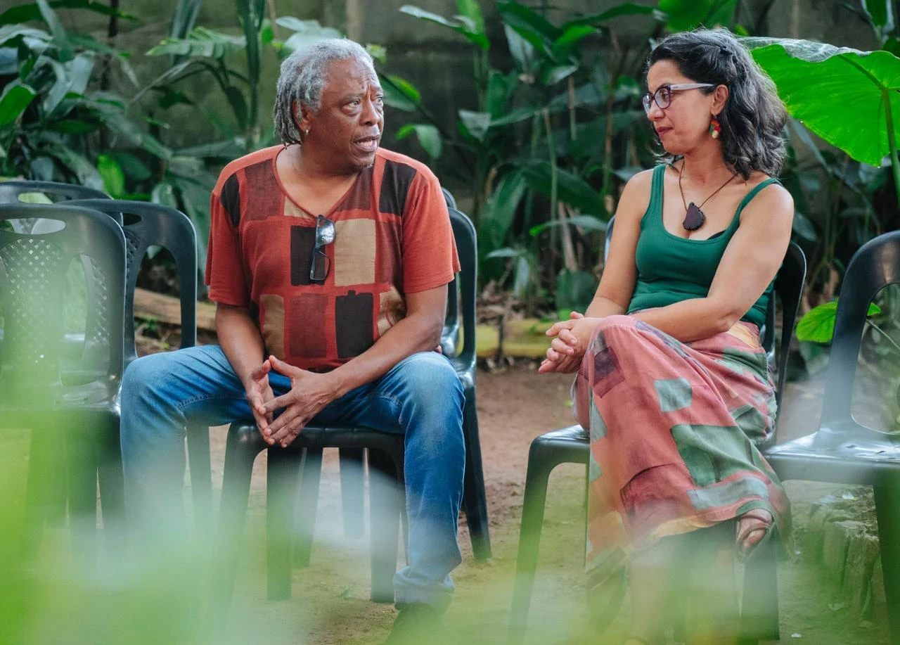 Maurício Tizumba e Leila Cunha