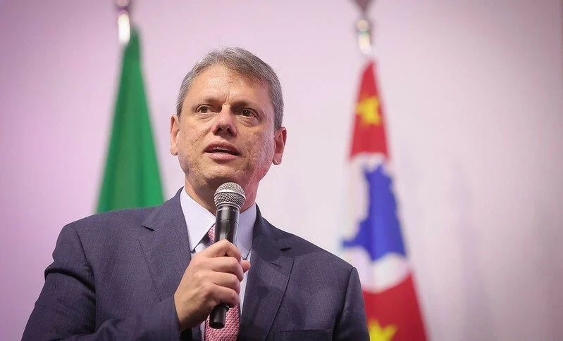 Tarcísio de Freitas, chefe do Executivo paulista.