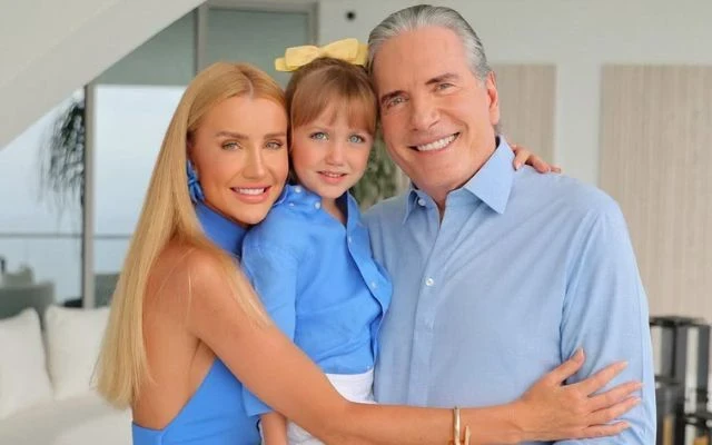 Ana Paula Siebert, Vicky Justus e Roberto Justus.