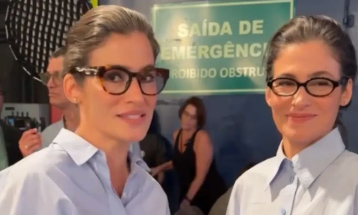Renata Vasconcellos e Lanza Mazza