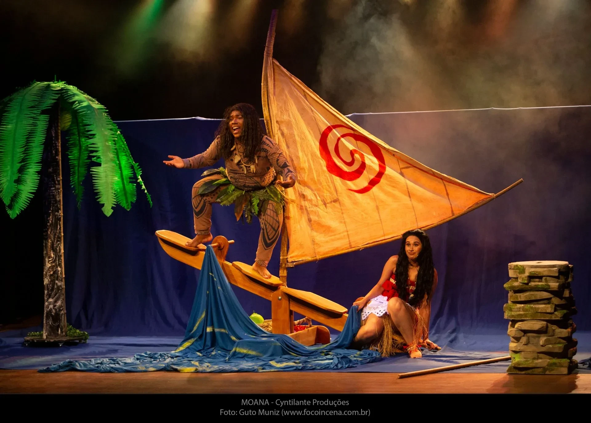 Espetáculo infantil Moana