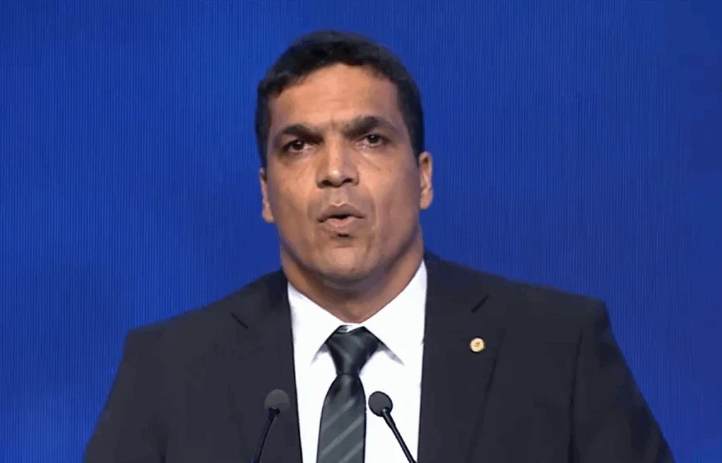 Cabo Daciolo durante o debate de 2018