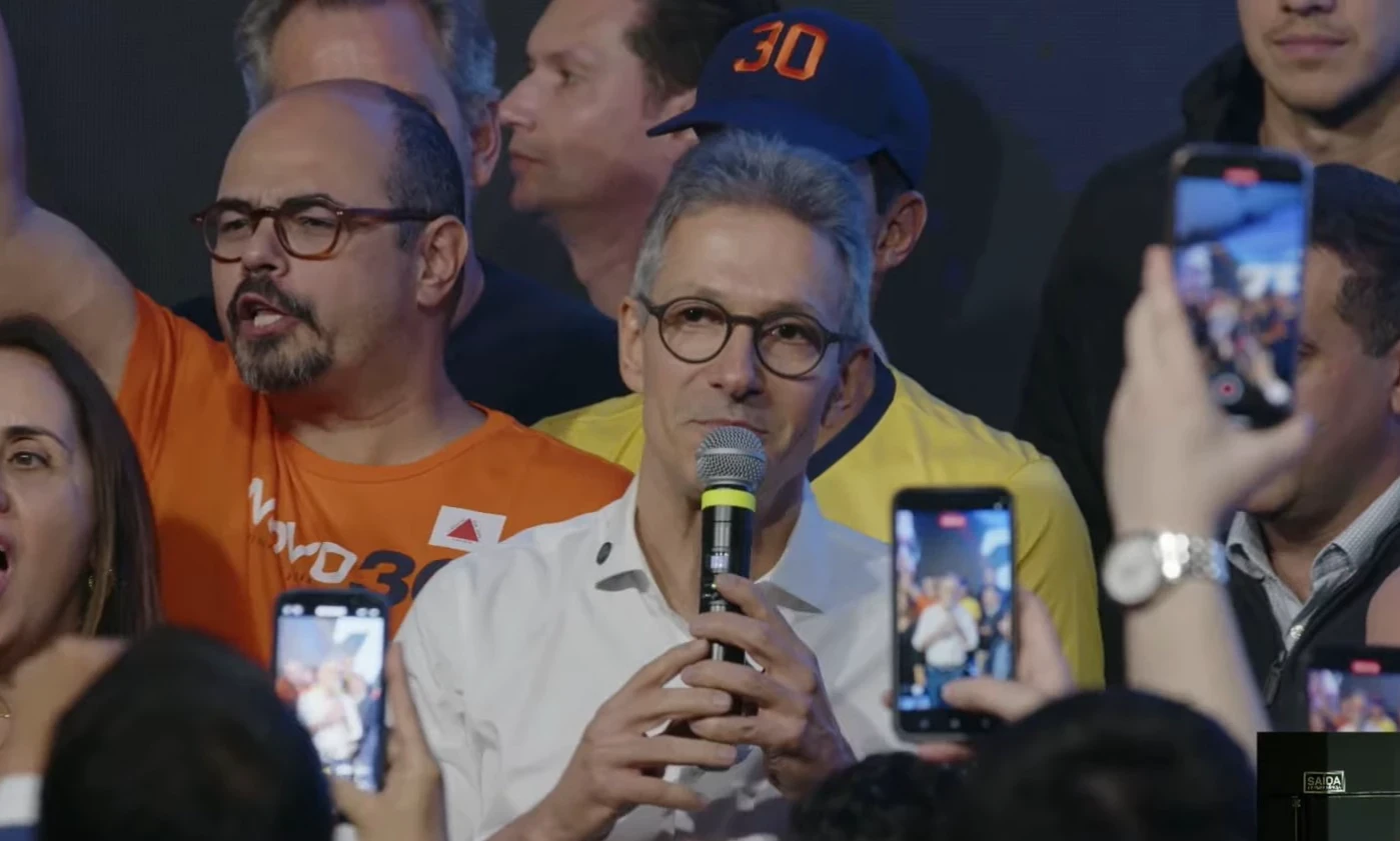 Romeu Zema apresenta sua pré-candidatura à presidência da República.