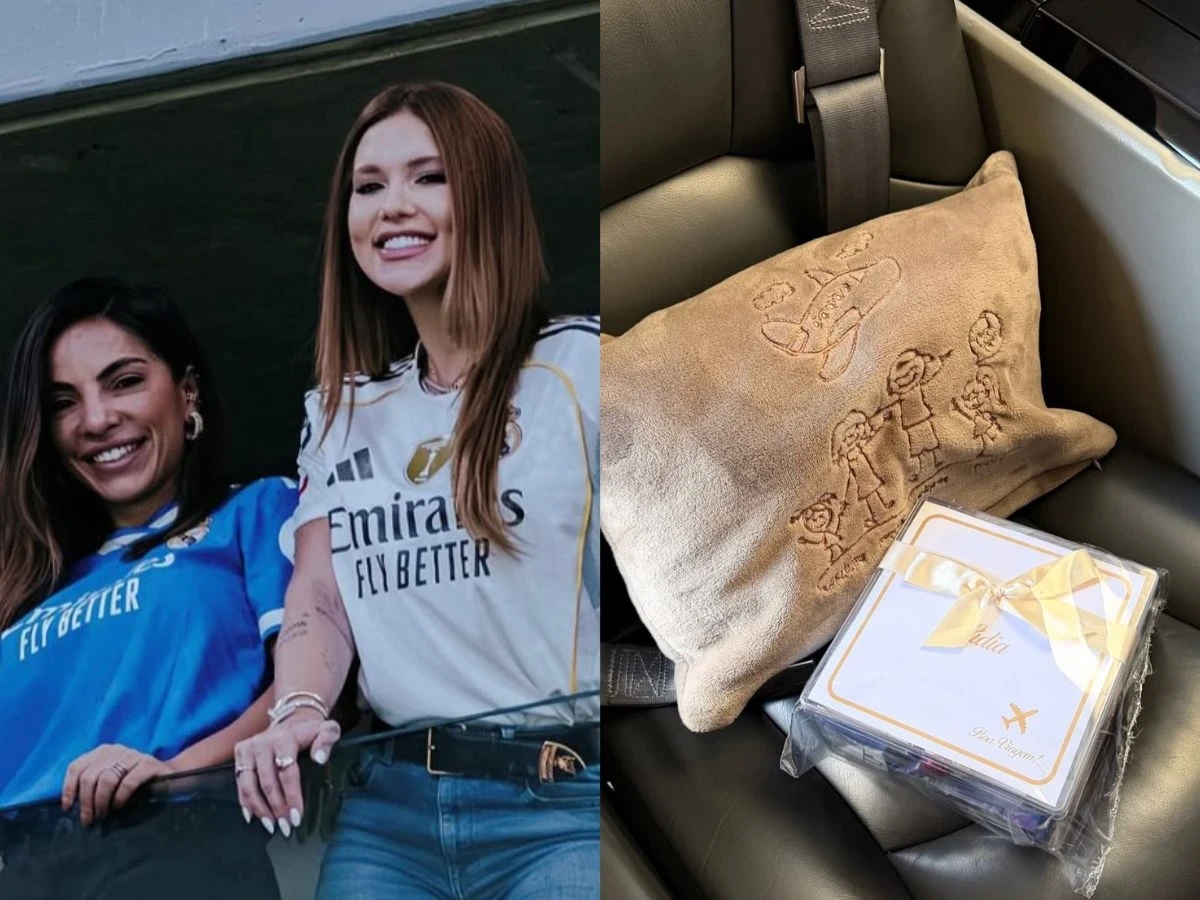 A melhor amiga de Vini Jr. chega para a celebração de Maria Flor.