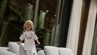 Filho de Lyanco prefere Atlético ao Real Madrid e conquista torcida