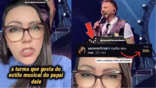 Xororó se envolve em polêmica ao curtir crítica ao filho Junior Lima
