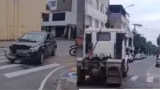Vídeo: colisão entre carro e carreta causa lentidão em Timóteo