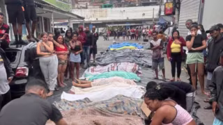 Operação policial mais letal do Rio de Janeiro deixa 64 mortos e provoca caos na cidade