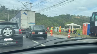 Serviços de manutenção causam trânsito lento na BR-381 nesta quarta-feira em Ipatinga