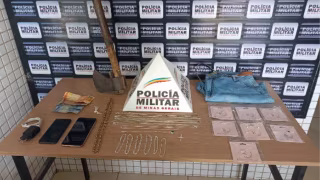 Operação da PMMG prende quatro suspeitos e apreende adolescente após furto no centro de Bom Jesus do Galho