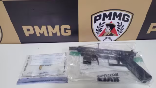 Homem é preso com submetralhadora após disparos em Governador Valadares