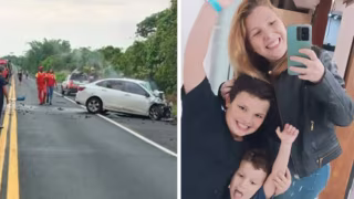 Médica veterinária e dois filhos morrem em acidente na BR-153