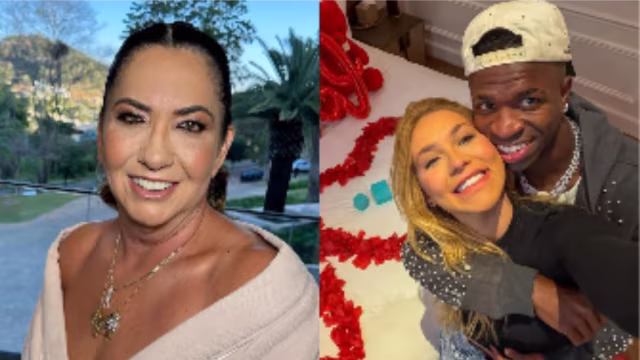 Mãe de Virginia rouba a cena ao postar 1ª foto com Vini Jr