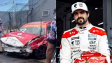 Caio Castro se envolve em acidente de carro durante treino de corrida