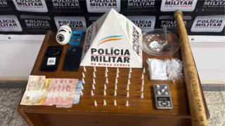 PM prende dois suspeitos de tráfico e corrupção de menores em Barão de Cocais