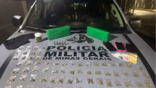 Homem é preso com arma e drogas após ação da PM em Coronel Fabriciano