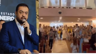 Governador Cláudio Castro é homenageado em missa na Barra da Tijuca