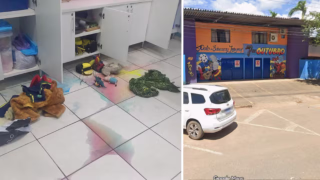 Homem armado com faca invade escola e é preso em flagrante em Ipatinga