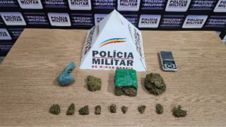 Polícia Militar apreende grande quantidade de drogas  em Caratinga