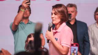 Michelle Bolsonaro diz que Jair é único nome da direita para 2026