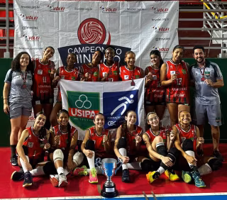 Usipa conquista vice-campeonato mineiro sub-14 de voleibol