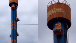 Família enfrenta pânico ao ficar presa em atração a 100 metros no Beto Carrero World