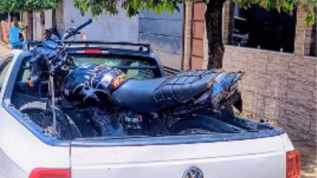 Polícia Militar recupera moto furtada e procura adolescente de 15 anos em Dionísio