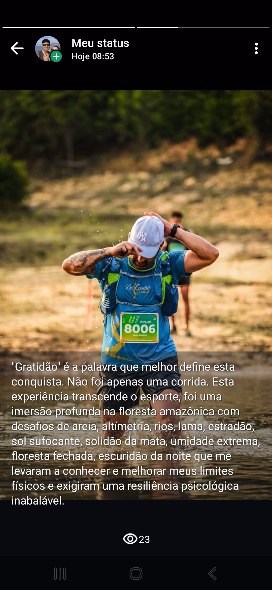 Fwd: Atleta de Ipatinga irá correr maratona jo deserto do Sahara