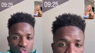 De volta ao Brasil, Virginia mostra chamada com Vini Jr. e diz: “Saudade”