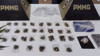 Jovem de 20 anos é preso por tráfico de drogas em Timóteo durante operação policial