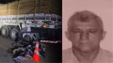Acidente entre motocicleta e caminhão que carregava eucaliptos deixa homem morto na MG-217