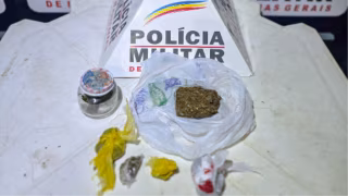Polícia Militar apreende drogas e detém três em Ipaba