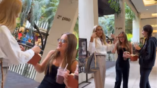 Ana Paula Siebert flagra Rafaella Justus no shopping durante horário escolar