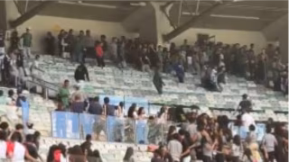 Aulão no Mineirão termina em briga generalizada e pancadaria entre alunos