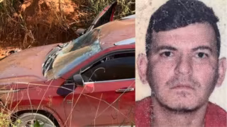 Motorista morre após sair da pista e cair em estrada na MG-329, em Bom Jesus do Galho