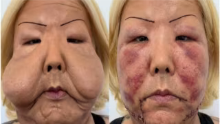 Após anos de deformidade no rosto, Juju do Pix passa por cirurgia para retirar óleo mineral