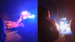 Ônibus com passageiros de Contagem tomba na BR-262 em Ibatiba; duas mulheres morrem