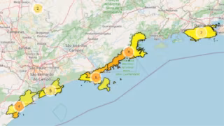 Cemaden emite alerta para risco de deslizamentos em áreas urbanas de SP