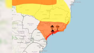 INMET emite alerta laranja para tempestades no Vale do Aço