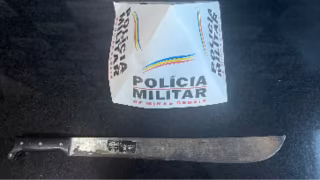 Homem é preso suspeito de ameaçar matar esposa com facão em  Ponte Nova